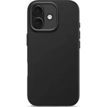Decoded Antimikrobielle Silikon-Rückabdeckung iPhone 17 Phantom Schwarz (D25IPO17BCS9PK)