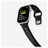 Uhrenarmband Nomad Tempo Band Schwarz Gummi — 20 mm Breite, passend für Handgelenke 155–193 mm