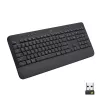 Logitech Signature K650 - Tastatur - Kabellos - Bluetooth 5.1 - QWERTZ - Schwedisch - Graphit