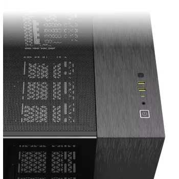 PC-Gehäuse Corsair CC-9011287-WW Midi-Tower Aluminium, Schwarz