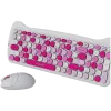 Kabelloses Tastatur- und Maus-Set CANYON HSET-W6 Pink Kitty Edition