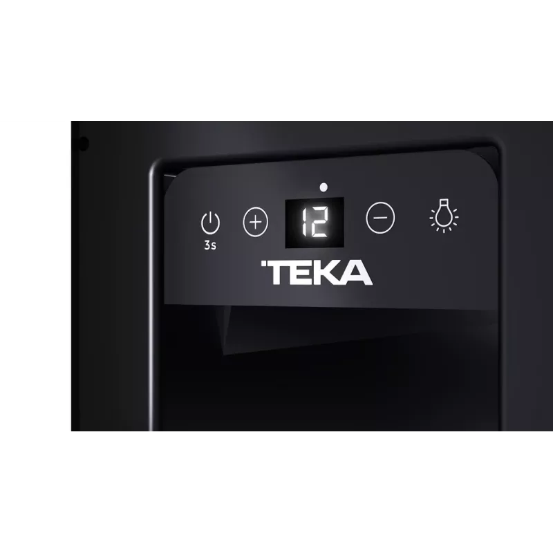 Teka RVU 10008 GBK Thermoelektrischer Weinkühler Einbau Schwarz 8 Flaschen