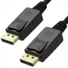 DisplayPort-Kabel Unitek Y-C609BK — 3 m, Stecker-auf-Stecker, schwarz