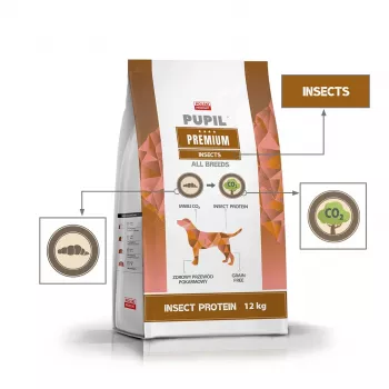 PUPIL Premium Insekten - Trockenhundefutter - 12kg