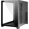 PC-Gehäuse Inter-Tech C-501 Aspect Midi Tower Schwarz