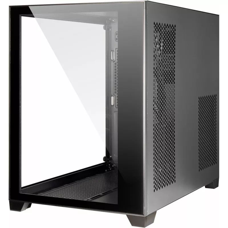 PC-Gehäuse Inter-Tech C-501 Aspect Midi Tower Schwarz