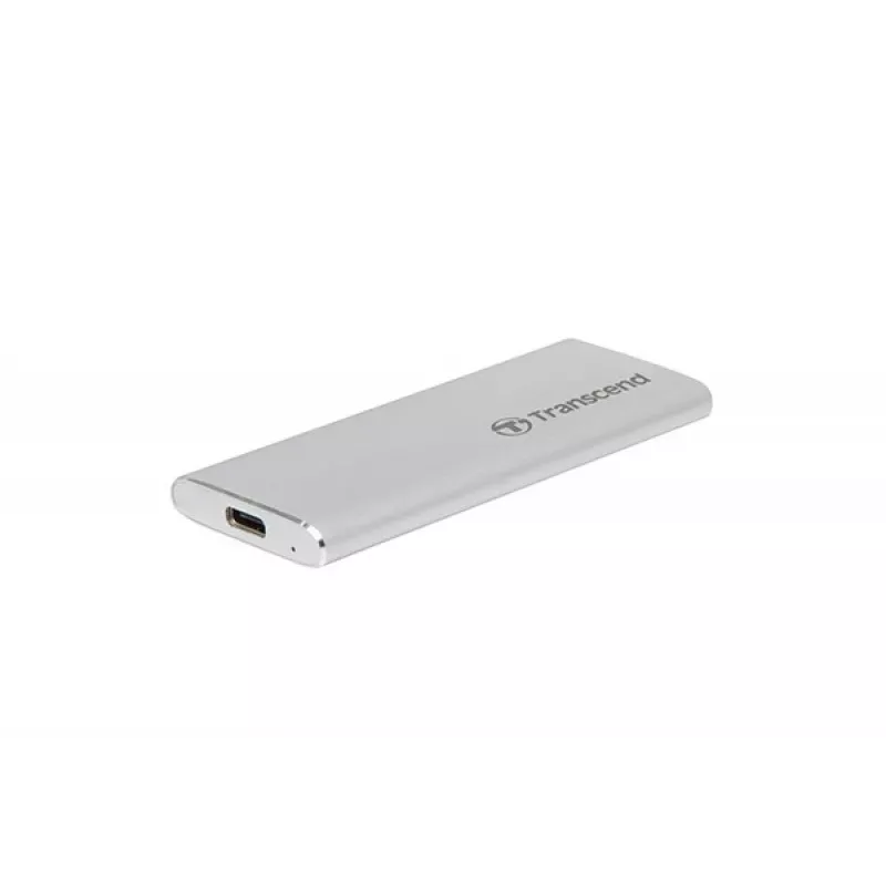 Tragbare SSD Transcend ESD260C 500GB USB Type-C 3.2 Gen 2, Silber