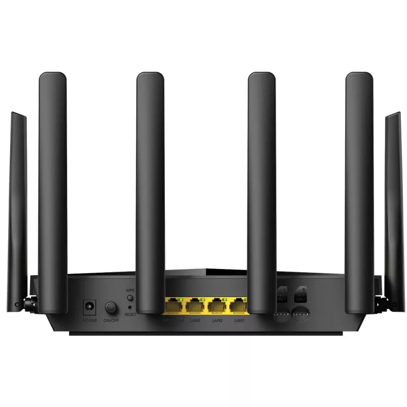 Cudy Neuer 4G LTE Cat 6 WiFi Router, Qualcomm-Chipsatz, LTE-Modem-Router, Dual-SIM 4G-Cellular-Router, AC1200 Dualband-WLAN, 4 Gigabit-Ports, OpenVPN, W