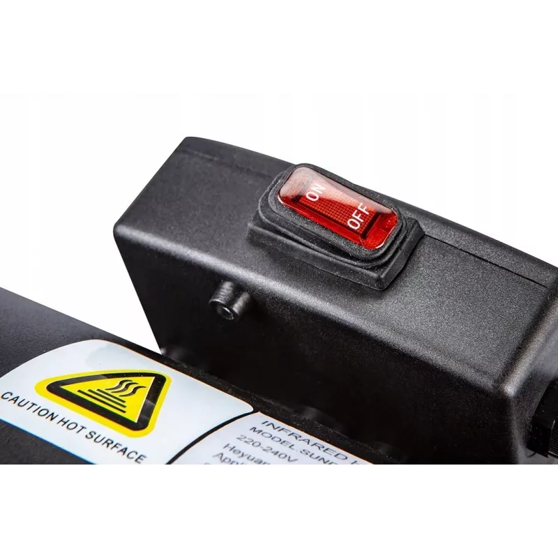 NEO TOOLS 90-032 elektrischer Heizstrahler Infrarot für Innen- & Außenbereich 2000 W Schwarz
