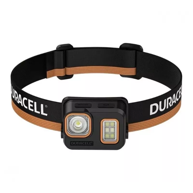 Duracell DH500R Stirnlampe schwarz, orange