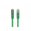 Patchkabel LANBERG PCF6-20CC-0025-G RJ45 Cat.6 U/UTP 0,25 m Grün, CCA 26 AWG, 250 MHz