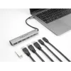 DeLOCK 64232 Laptop-Dock kabelgebunden USB 3.2 Gen 1 Typ-A Typ-C Grau