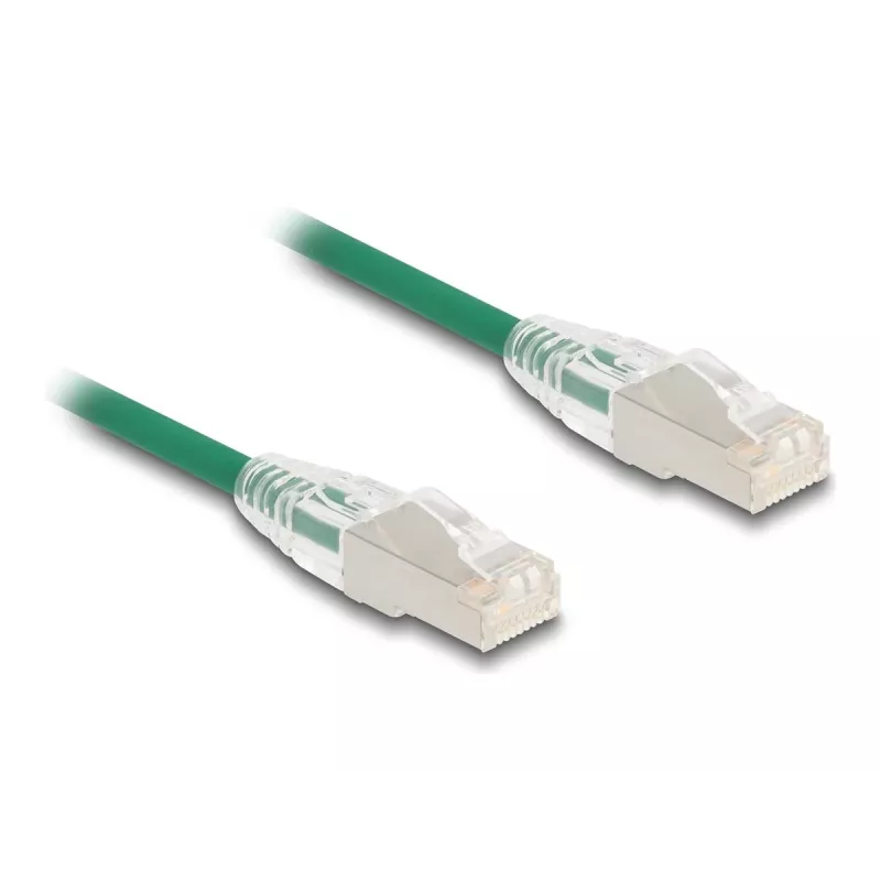 DeLOCK Netzwerkkabel RJ45 Cat.6A Stecker auf Stecker 3m grün