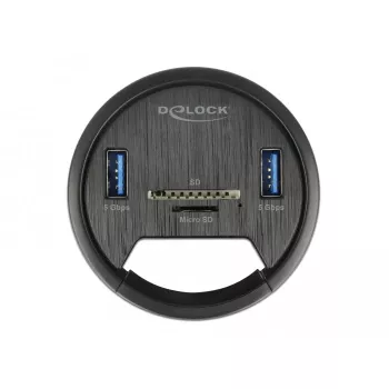 Steckdose DeLOCK 64152 Schwarz 1 Stück Box
