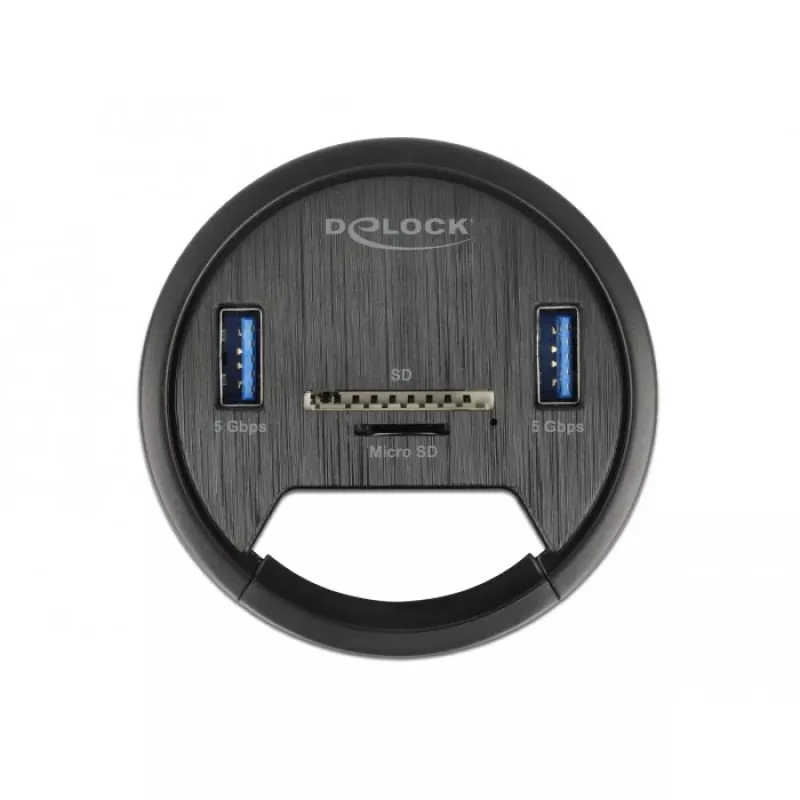 Steckdose DeLOCK 64152 Schwarz 1 Stück Box