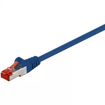 Wentronic Goobay CAT 6 Patchkabel, S/FTP (PiMF), Blau, 50 m – LSZH Halogenfrei, Kupfer (68276)