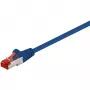 Wentronic Goobay CAT 6 Patchkabel, S/FTP (PiMF), Blau, 50 m – LSZH Halogenfrei, Kupfer (68276)