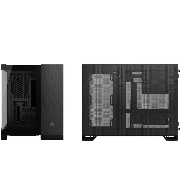 PC-Gehäuse Corsair CC-9011287-WW Midi-Tower Aluminium, Schwarz