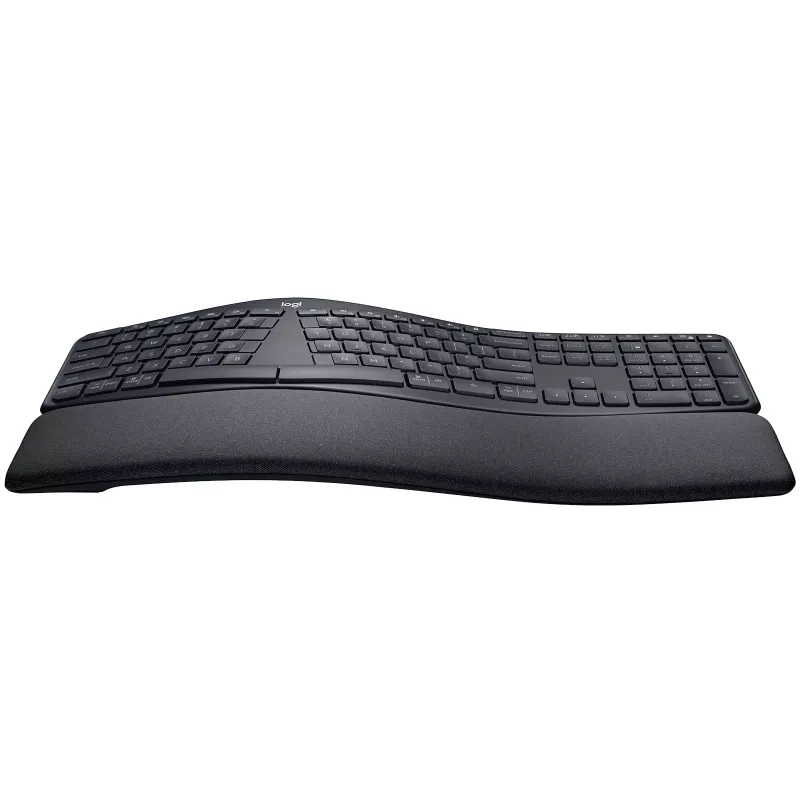 Logitech ERGO K860 - Tastatur - Kabellos - 2,4 GHz, Bluetooth 5.0 - QWERTY - GB - Graphit