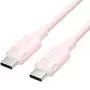 USB-C-auf-USB-C-Kabel Vention TRDP USB 2.0 2 m 0,48 Gbit/s 60 W Pink