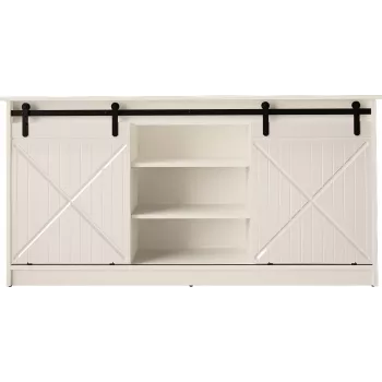 Kommode 160x80x35 GRANERO weiß/glänzend weiß
