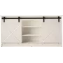 Kommode 160x80x35 GRANERO weiß/glänzend weiß