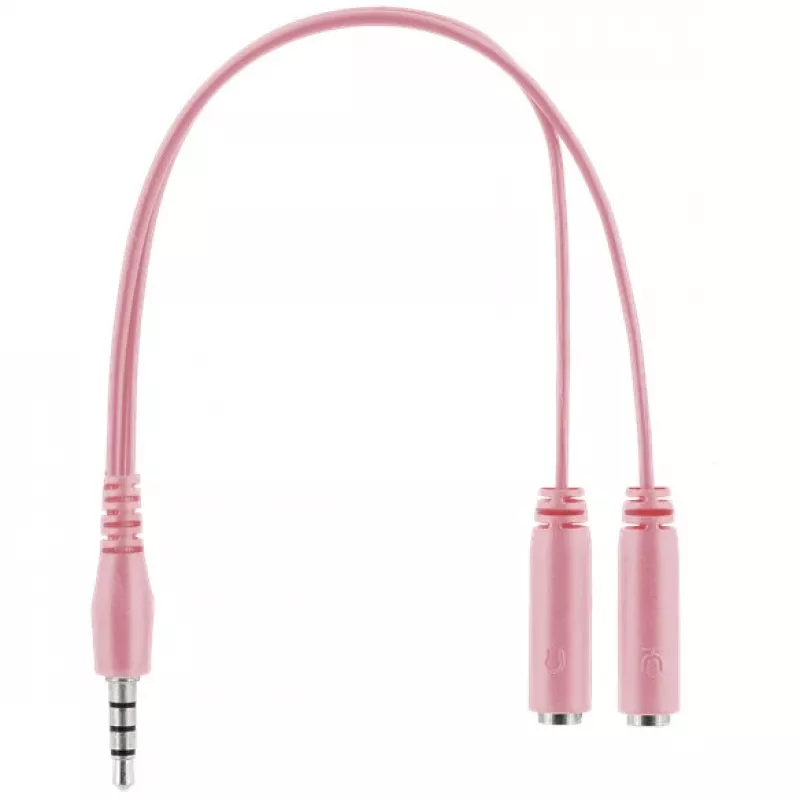 Deltaco GAM-030-P Kopfhörer und Headset kabelgebunden Headband Gaming USB Typ-A Pink (GAM-030-P)