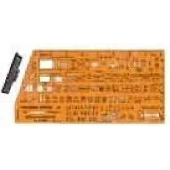 STANDARDGRAPH Zeichenschablone Taktische Zeichen NATO 8353 orange (8353)