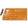 STANDARDGRAPH Zeichenschablone Taktische Zeichen NATO 8353 orange (8353)
