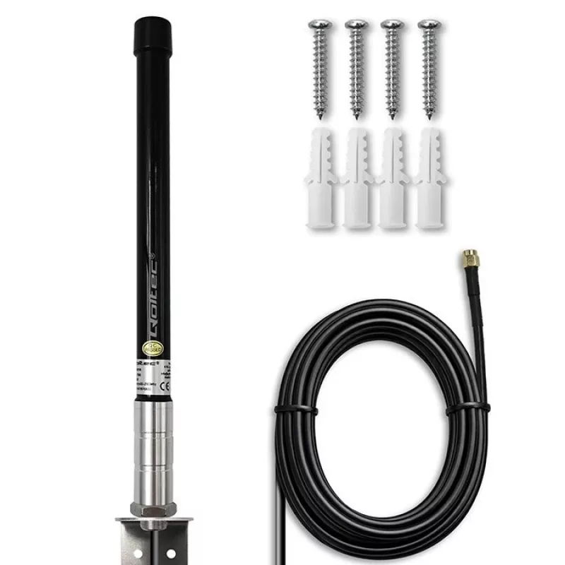 Externe 4G LTE Rundstrahlantenne QOLTEC 15 dBi mit SMA-Anschluss