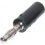 Bananenstecker ShiverPeaks 56200-S – einzelner Bananenverbinder, schwarz, hochleitfähiger Kontakt