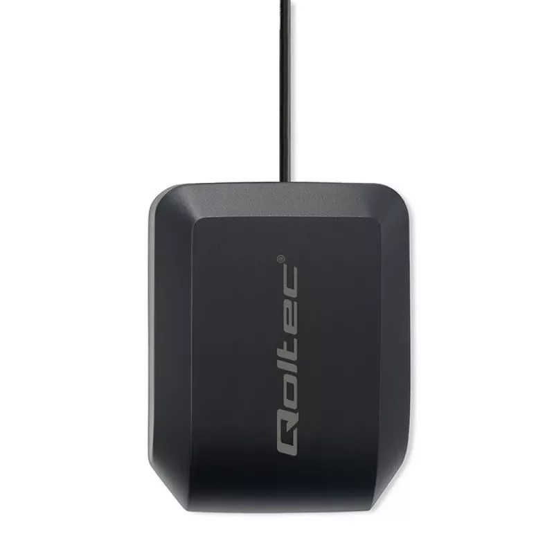 GPS/GLONASS-Antenne QOLTEC Modell 57055 mit Magnetfuß, 28 dB Verstärkung