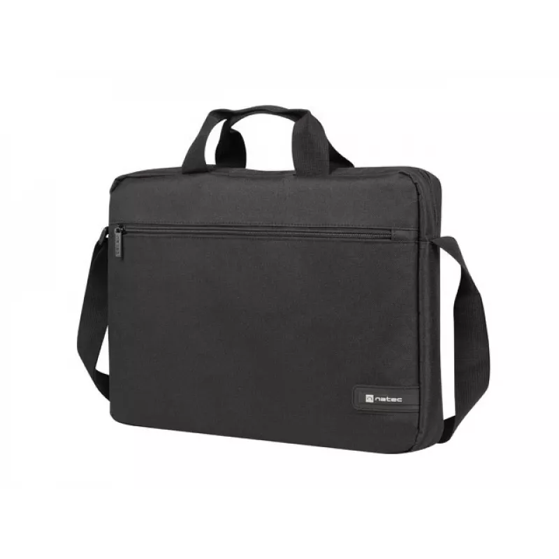 Aktentasche NATEC Wallaroo 39,6 cm (15,6 Zoll) — Polyester-Laptop-Aktentasche, geeignet für 15,6-Zoll-Bildschirme, Schwarz