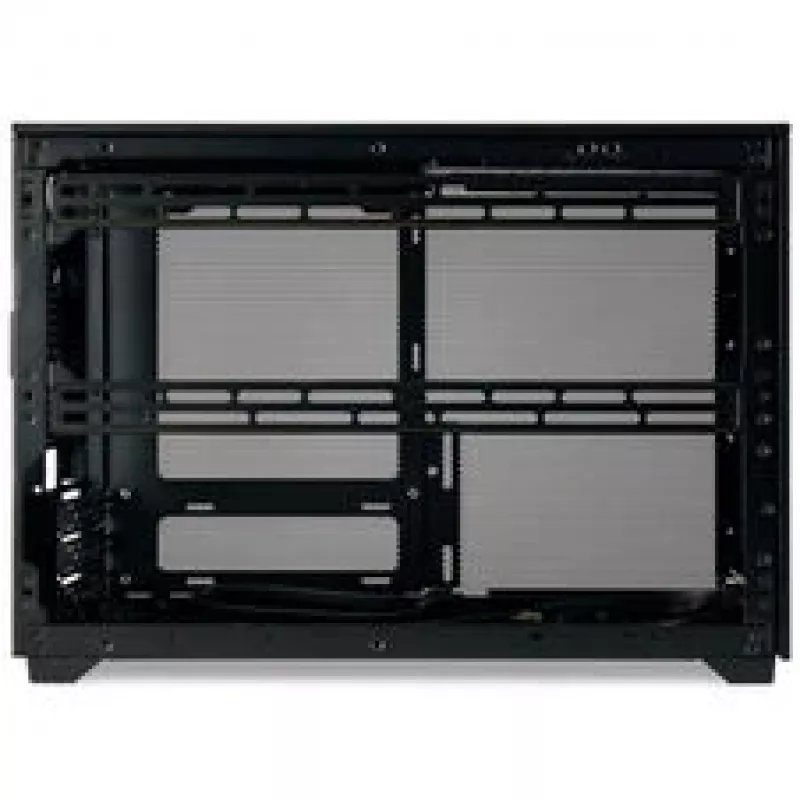 Mini ITX/ATX PC-Gehäuse ssupd Meshroom D (CS-MRD-BK-1) — kompaktes schwarzes Gehäuse mit Mesh-Panels