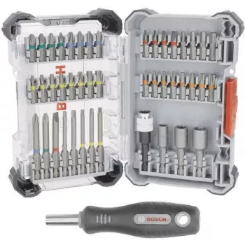 Bit-Set Bosch 44-teilig Extra Hard 2607017732 — Schrauber- und Bohrerbits, verschiedene Typen und Größen