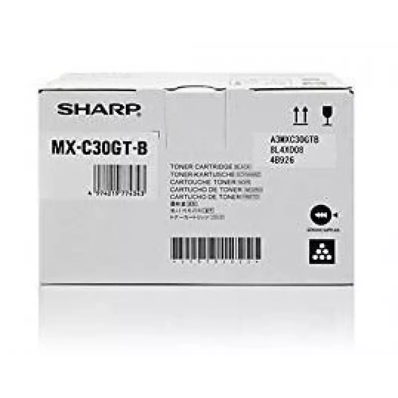 Tonerkartusche Sharp MX-C30GTB 3000 Seiten Schwarz