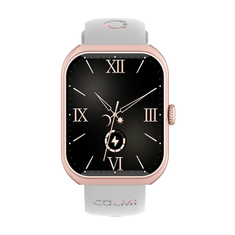 Smartwatch Colmi P86 Roségold mit Herzfrequenzmesser, wasserdicht