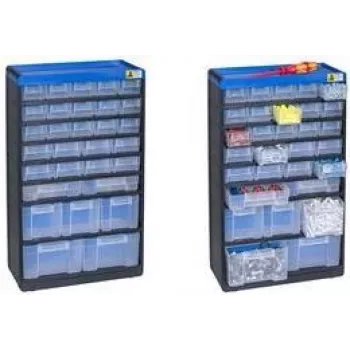 Aufbewahrungsbox allit VarioPlus 30,0 x 13,5 x 52,5 cm – Organizer aus Kunststoff