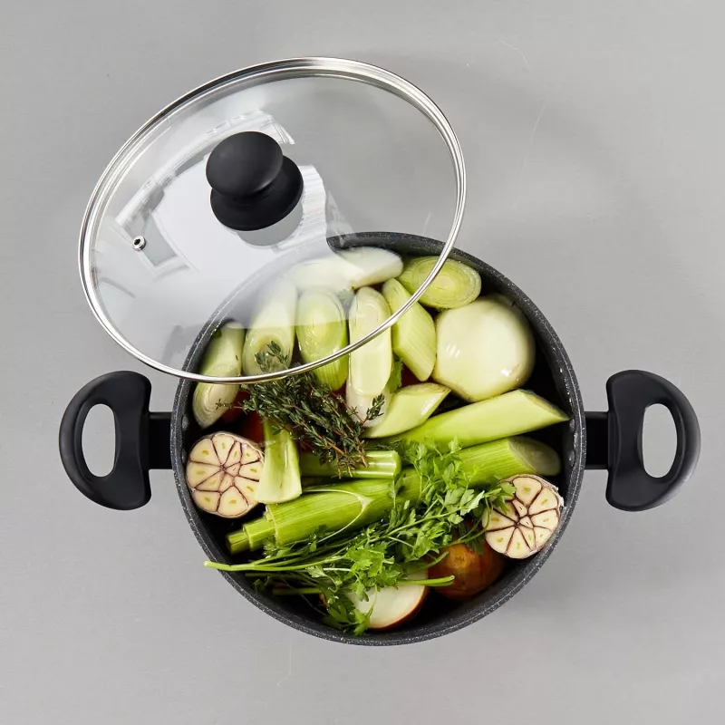 Kochtopf Russell Hobbs RH02809EU7 24 cm Metallic Marble, robuster Kochtopf