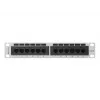 Patchpanel LANBERG PPU6-9012-S, 12-Port Cat6, Metall, grau