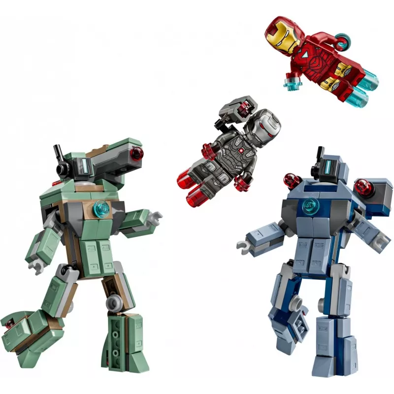 Konstruktionsspielzeug LEGO Marvel Super Heroes Iron Man War Machine Set 76320, 204 Teile, 2 Minifiguren, 100 mm Höhe