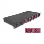Glasfaser-Spleißgehäuse DeLOCK 67002 Schwarz Metall 482x220x44mm