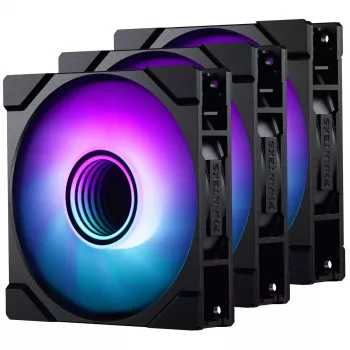 Phanteks M25 Gen2 120 mm PWM D-RGB Lüfter 3er-Pack - Schwarz