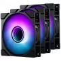 Phanteks M25 Gen2 120 mm PWM D-RGB Lüfter 3er-Pack - Schwarz