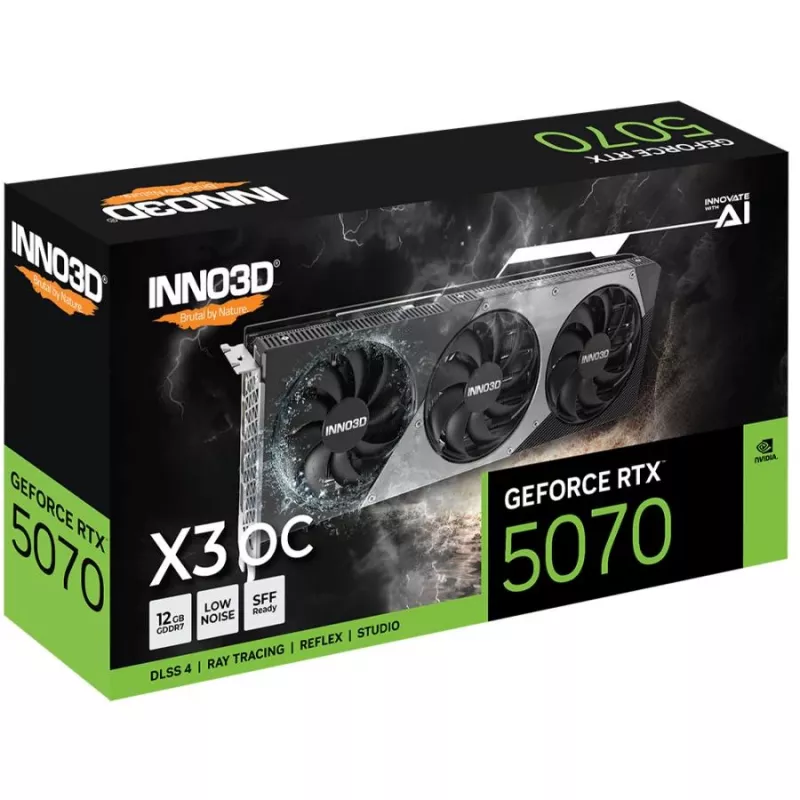 INNO3D GeForce RTX 5070 X3 OC 12GB GDDR7 Grafikkarte
