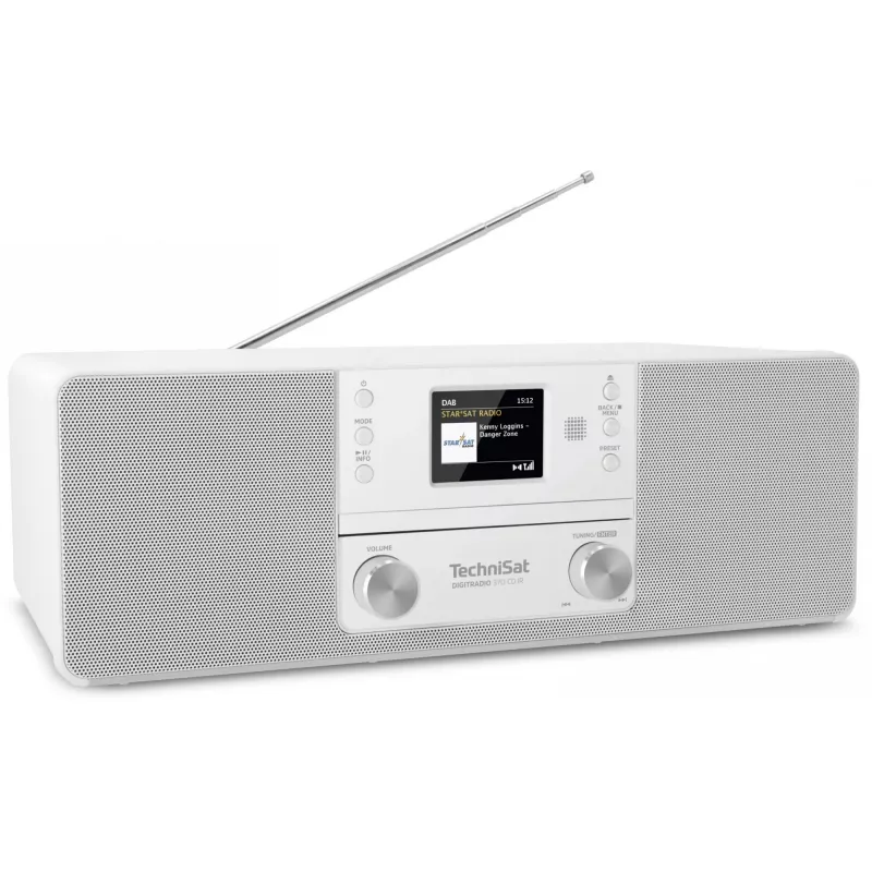 TechniSat DigitRadio 370 CD IR DAB Radio CD / MP3-Player Digital Player Radio Internetradio Bluetooth-Audio-Receiver 10 Watt