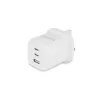 Dicota Netzteil - kompakt, GaN - 65 Watt - 5 A - PD 3.0 - 3 Ausgangsanschlüsse (2 x USB-C, USB)