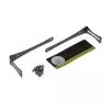 Radiatorhalterung BitsPower BP-120RADHV2-BK — schwarze Montagehalterung für 120-mm-Radiatoren