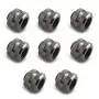 XSPC Connector G1/4 zu 14mm Hardtube, schwarz chrom - 8 Stück