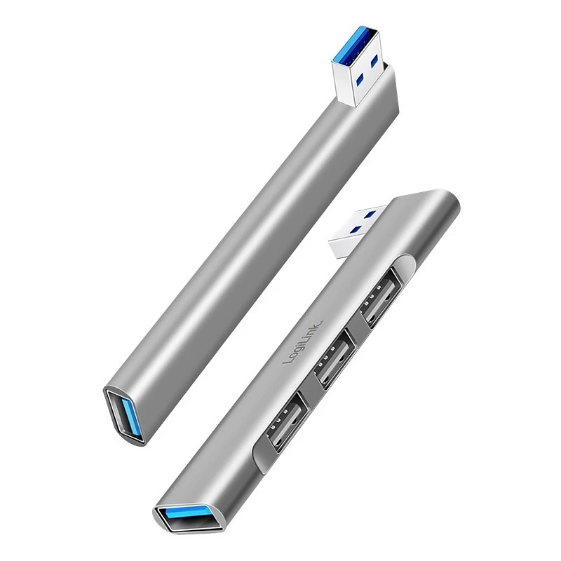 LogiLink USB 3.2 Gen1 Hub 4-Port USB-A 1x USB3.0 AF 3x USB2.0 AF UA0436